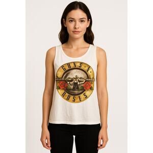 Vintage Rock Band Graphic Tank Top Guns N’ Roses Bravado Size Small